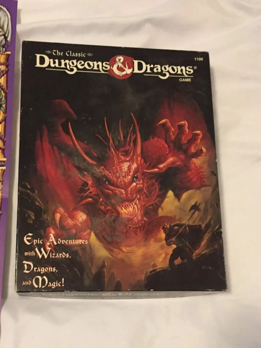 The Classic Dungeons & Dragons Game Box Set 1994 *INCOMPLETE* AS SHOWN TSR 1106